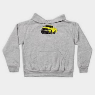 Dodge Ram yellow pickup truck Kids Hoodie